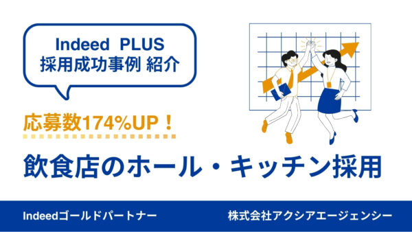 【ホール・キッチンスタッフ 成功事例】ジョブカバレッジを高め、応募数174%UP・応募単価22%削減を実現！