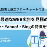 採用に最適なWEB広告を見極める！Google広告・Yahoo!広告・Bing広告の特徴を徹底比較